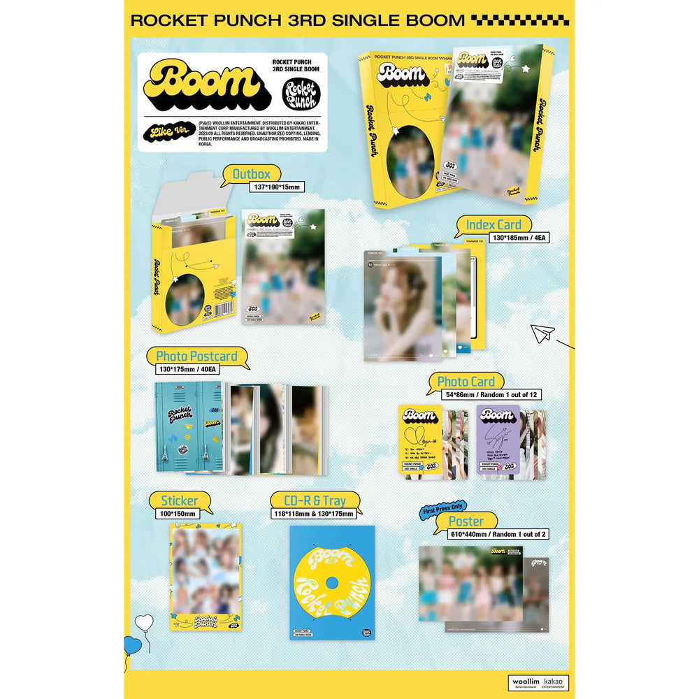 Rocket Punch - BOOM : 3rd Single Album - Rocket Punch - Album - Harumio