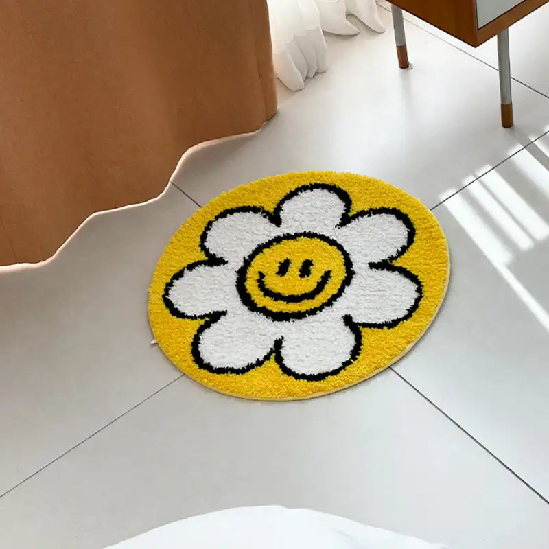 SALDA - Smiley Daisy Foot Mat - SALDA - Foot Mat - Harumio