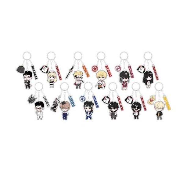 2025 WORLD WEBTOON FESTIVAL X LOOKISM ARCADE POP-UP - SD Acrylic Charm Keyring - Lookism - Acrylic Keyring - Harumio