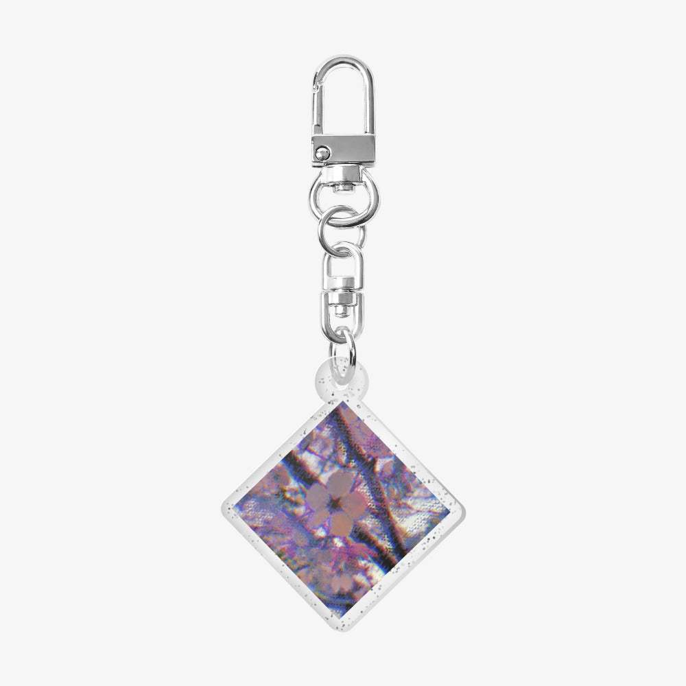 Cuspudding - Cherry Blossom Fuuta Glitter Keyring - Marpple Shop - Keyring - Harumio