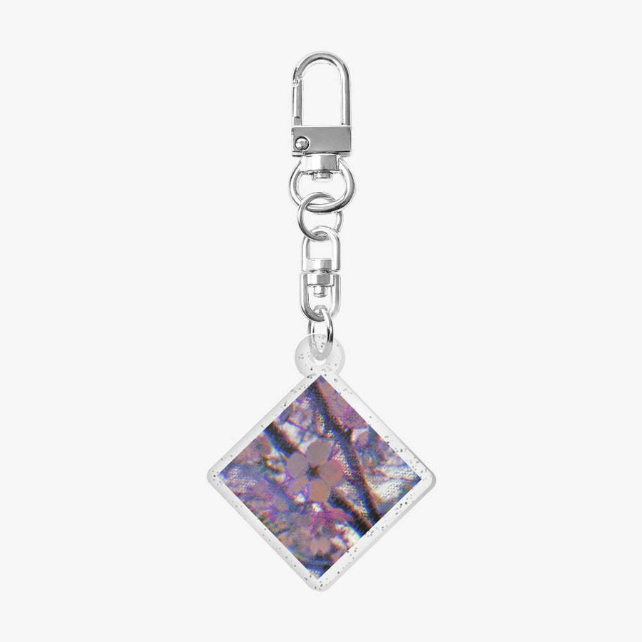 Cuspudding - Cherry Blossom Fuuta Glitter Keyring - Marpple Shop - Keyring - Harumio