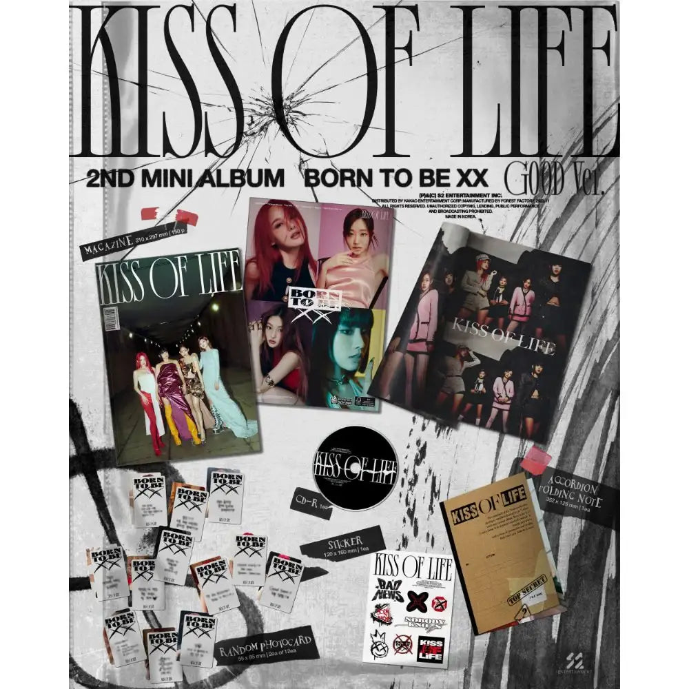 KISS OF LIFE - Born to be XX : 2nd Mini Album (Set) - KISS OF LIFE - Album - Harumio