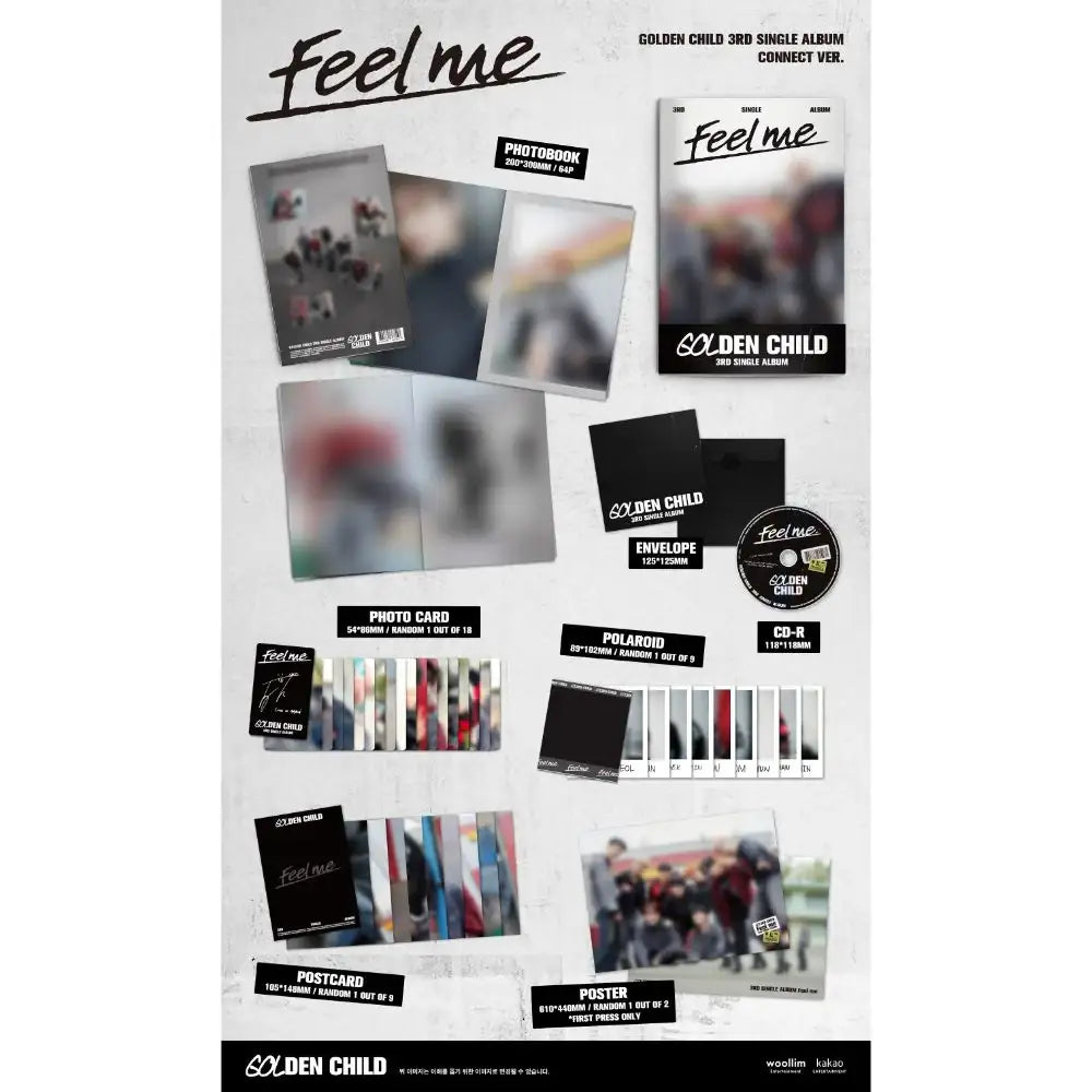 Golden Child - Feel Me : 3rd Single Album - Golden Child - Album - Harumio