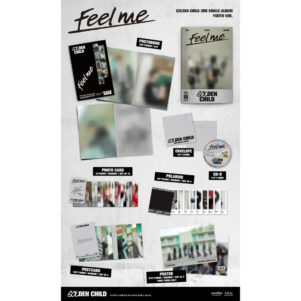 Golden Child - Feel Me : 3rd Single Album - Golden Child - Album - Harumio