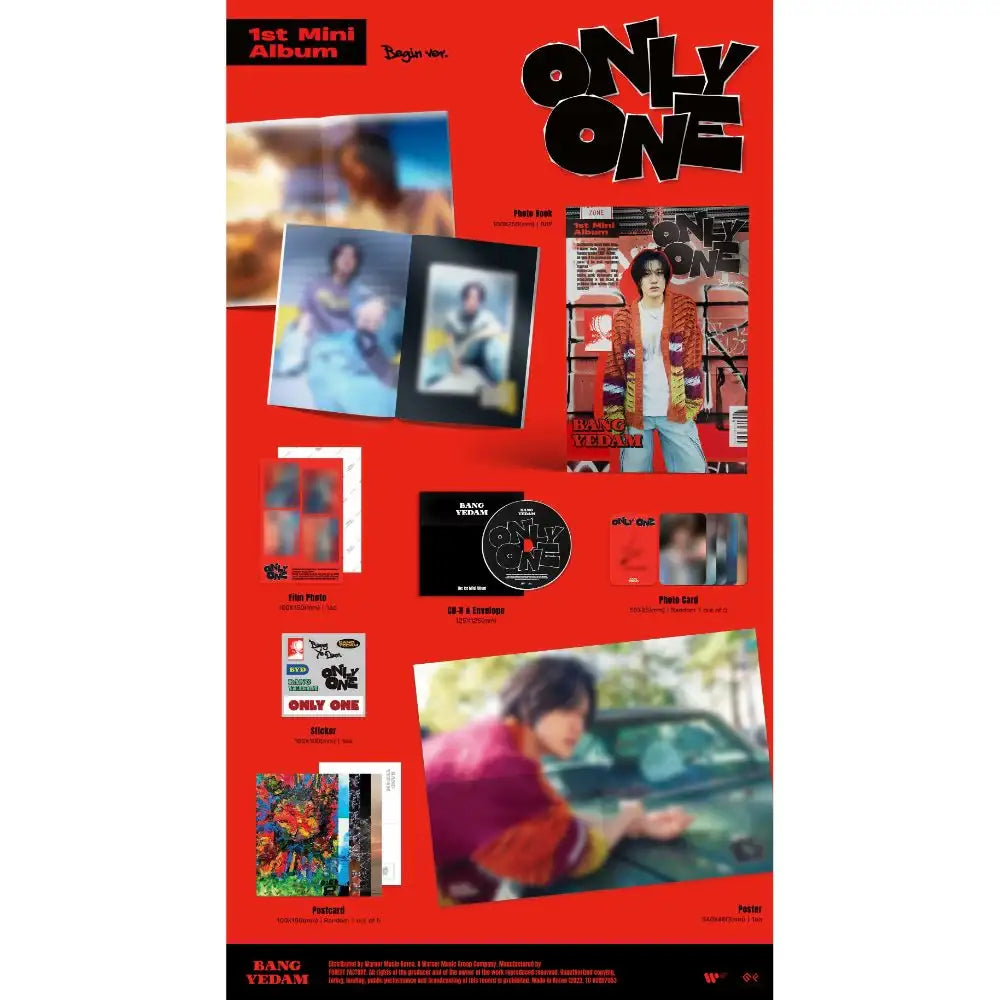 Bang Ye Dam – Only One : 1st Mini Album - GF Entertainment - Album - Harumio
