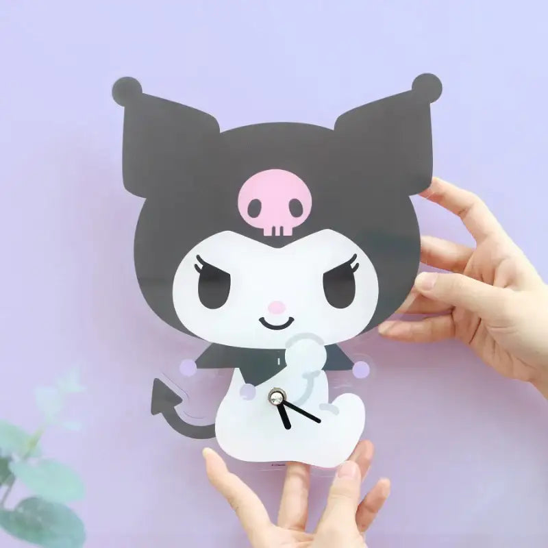 NARA HOME DECO X Sanrio - Acrylic Wall Clock Cutie - NARA HOME DECO - Wall Clocks - Harumio