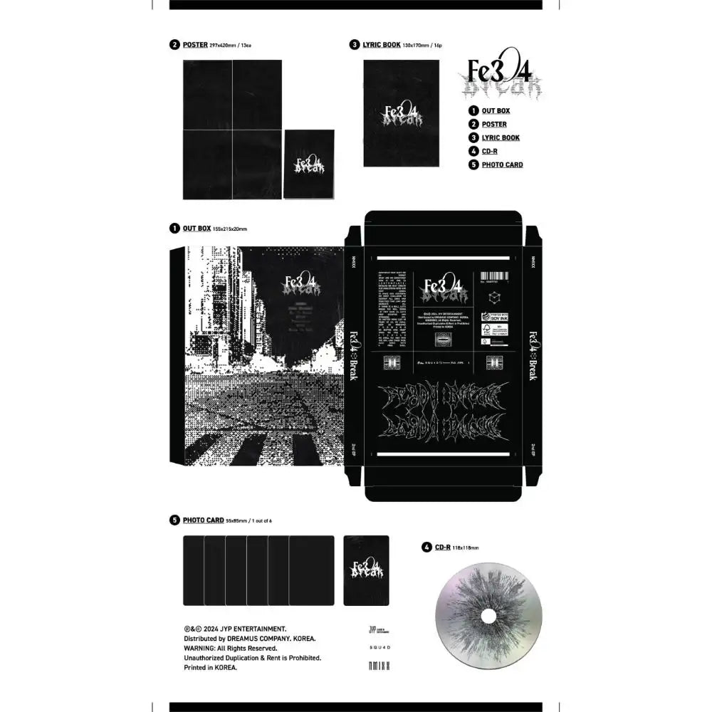NMIXX - FE304 : Break (2nd Mini Album - Poster Version) - Dreamus Company / JYP Entertainment - Album - Harumio