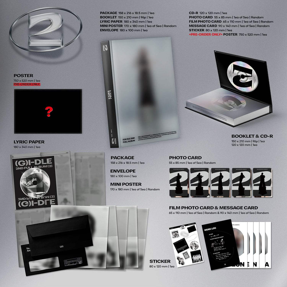 (G)I-DLE - 2 : 2nd Full Album - Cube Entertainment - Album - Harumio