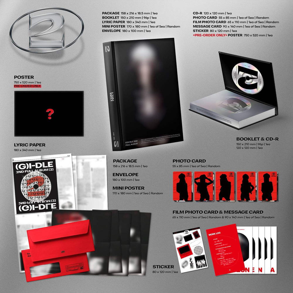 (G)I-DLE - 2 : 2nd Full Album - Cube Entertainment - Album - Harumio