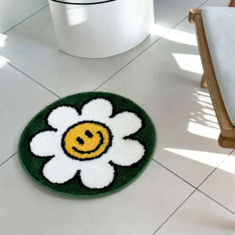 SALDA - Smiley Daisy Foot Mat - SALDA - Foot Mat - Harumio