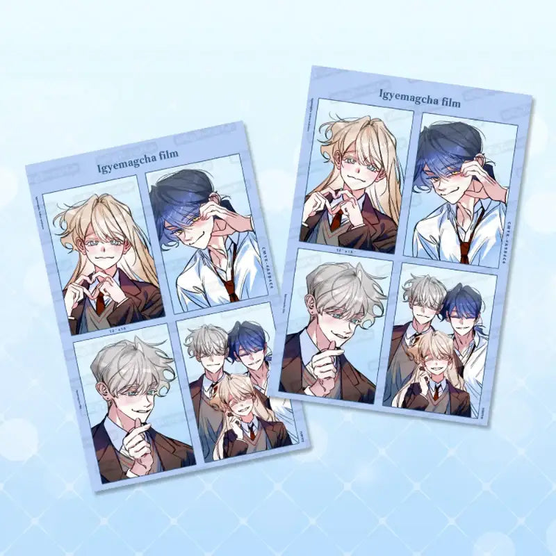The Last Train of the Season - 4 Cut Photo - Webtoon Shop - Photos - Harumio