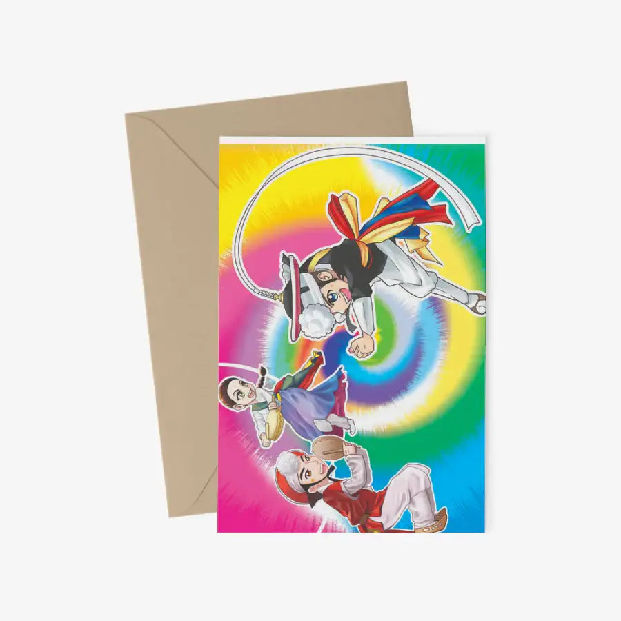 Yoyoshushu - Samulnori Postcard & Envelope Set - Marpple Shop - Postcard - Harumio