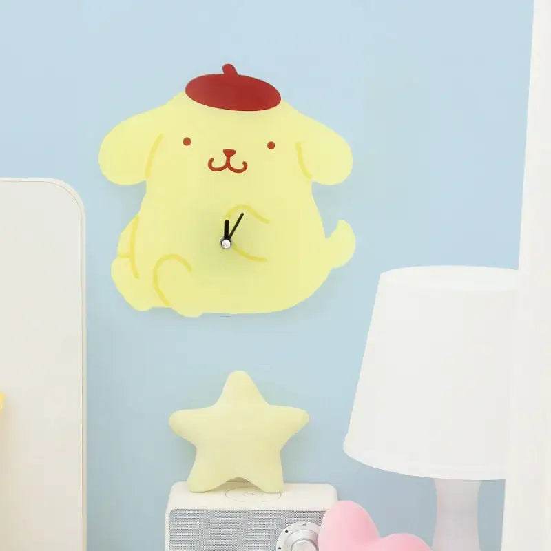 NARA HOME DECO X Sanrio - Acrylic Wall Clock Cutie - NARA HOME DECO - Wall Clocks - Harumio