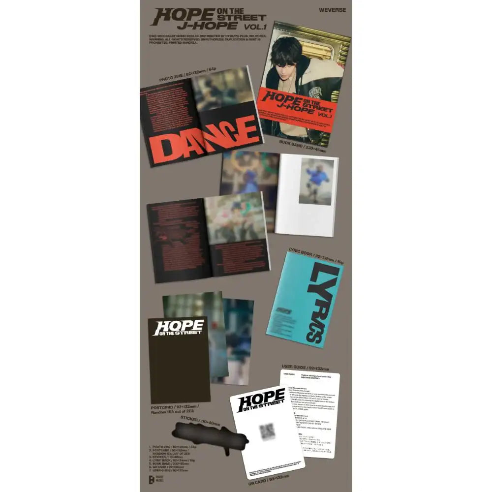 J-Hope - Hope On The Street : Special Album Vol. 1 (Weverse Album) - J-Hope - Album - Harumio