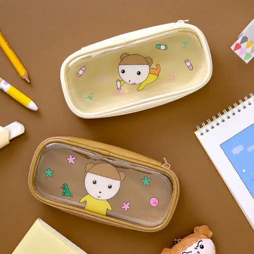 Maru Is a Puppy - Maru Gangjwi Clear PVC Pouch - Webtoon Friends - Pouch - Harumio