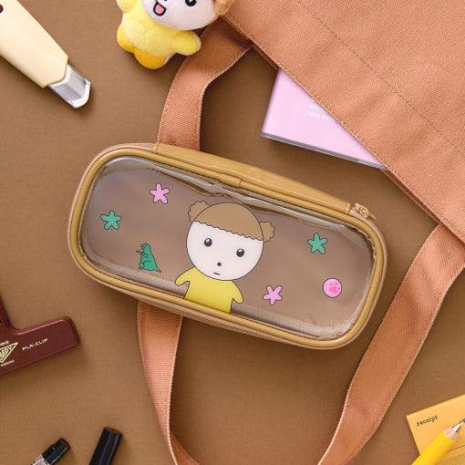 Maru Is a Puppy - Maru Gangjwi Clear PVC Pouch - Webtoon Friends - Pouch - Harumio