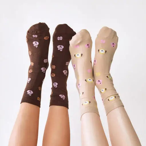 BT21 - Basic Jacquard Socks Lucky Gift Set (2PCS) - BT21 - Socks - Harumio