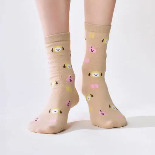 BT21 - Basic Jacquard Socks Lucky Gift Set (2PCS) - BT21 - Socks - Harumio