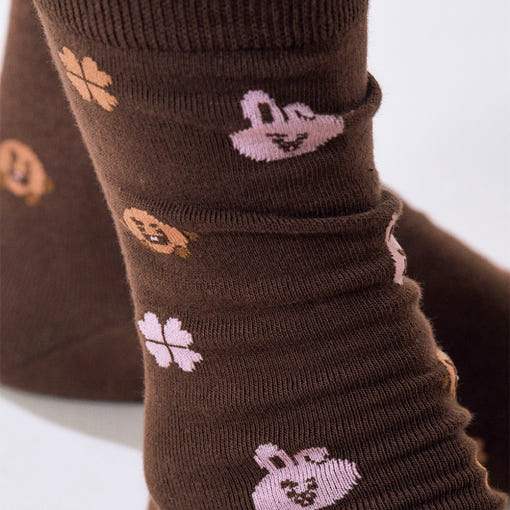 BT21 - Basic Jacquard Socks Lucky Gift Set (2PCS) - BT21 - Socks - Harumio