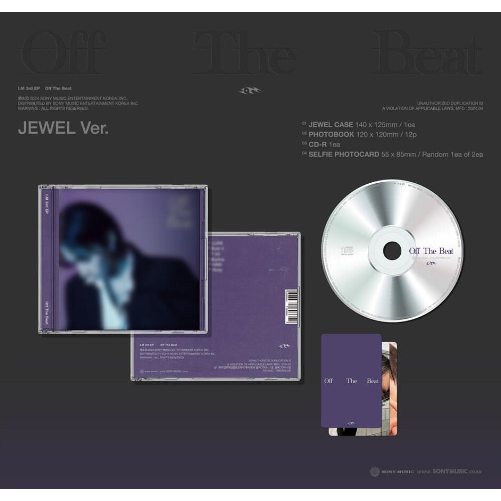 I.M - Off The Beat : 3rd EP Album (Jewel Version)