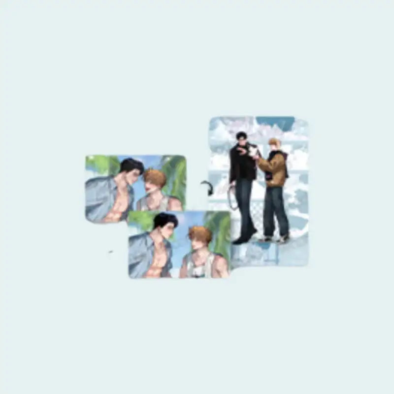 Time's Up x Second Echo - Lenticular + PET Bookmark Postcard Set - Second Echo - Lenticular - Harumio