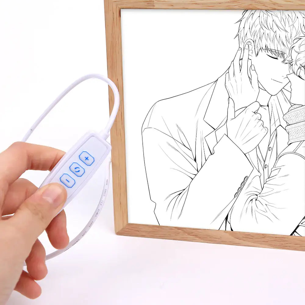 Cherry Blossoms After Winter - Limited Edition Wood Edition USB Mood Light Frame - Cherry Blossoms After Winter - Home & Living, Accessories - Harumio