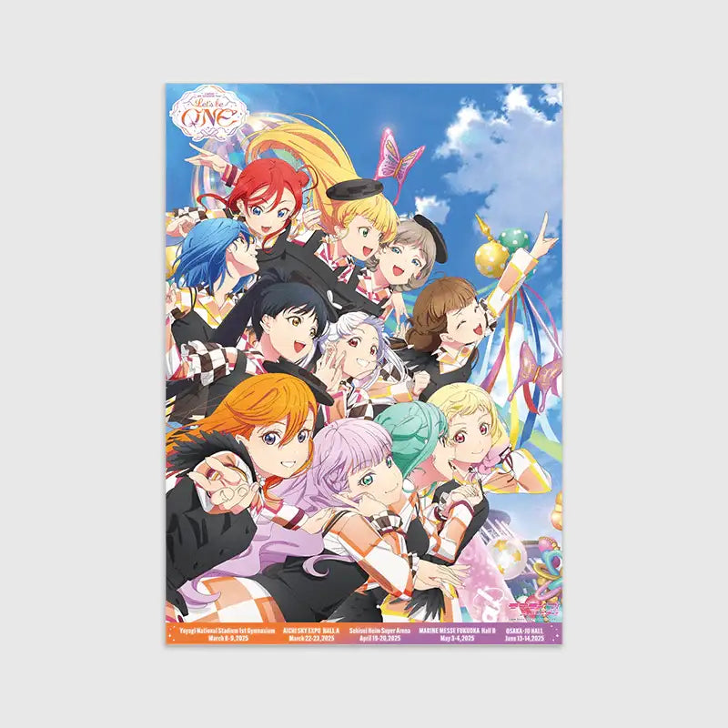 Love Live! Superstar!! x ANIPLUS - Liella! 6th LoveLive! Tour (Let's be ONE) B2 Poster - ANIPLUS - Poster - Harumio