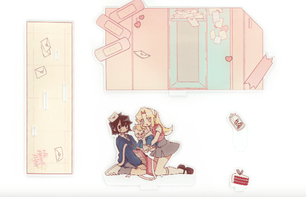 I Love Amy - Acrylic Stand - Blue Shop - Acrylic Stand - Harumio