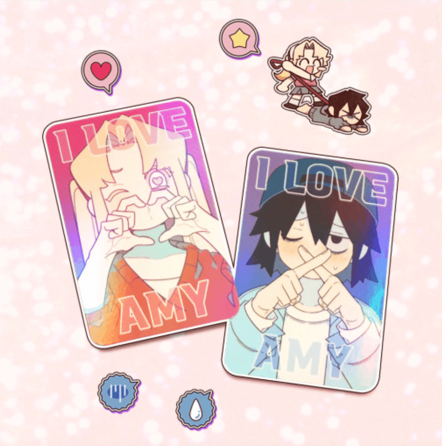 I Love Amy - Photocard Set - Blue Shop - Photocard - Harumio
