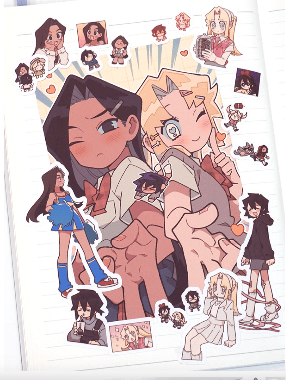 I Love Amy Stickers 2 - Blue Shop - Sticker - Harumio