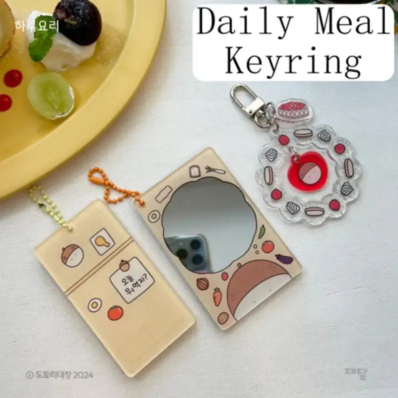 Daily Meal - Keyring - Jaedam Media - Keyring - Harumio