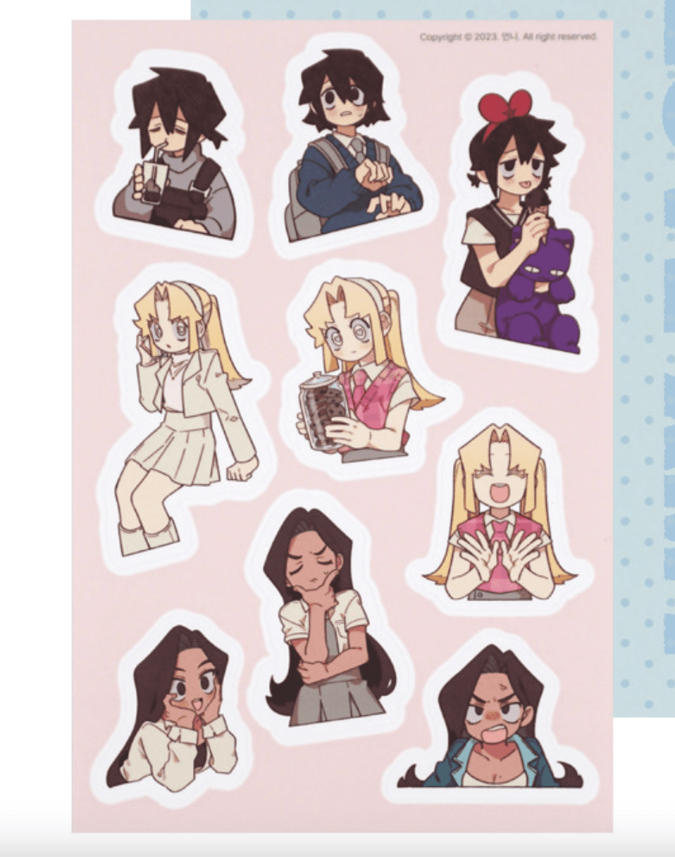 I Love Amy Stickers 2 - Blue Shop - Sticker - Harumio