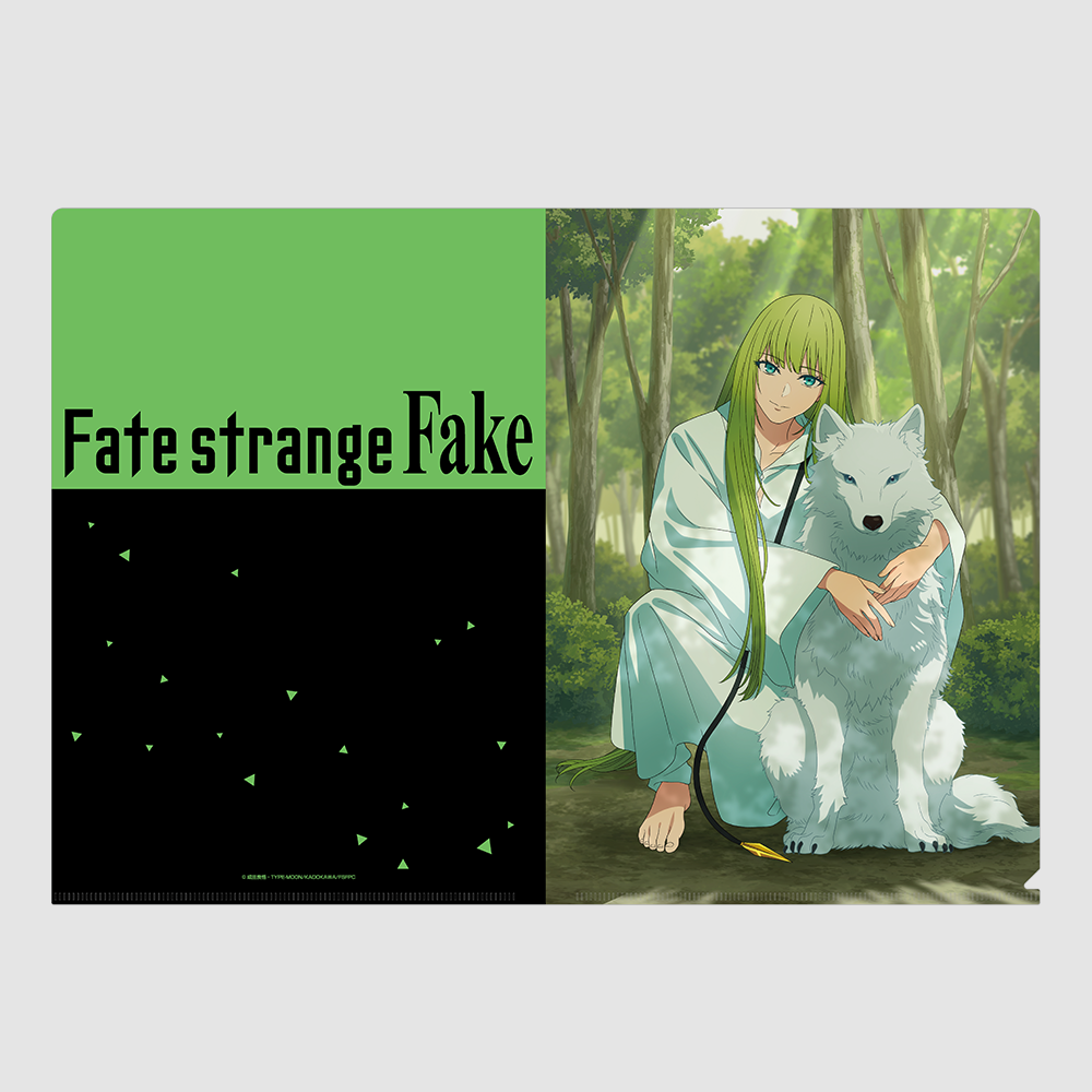 Fate/Strange Fake  x ANIPLUS - AJ2026 A4 Clear File (Silver Wolf Chimera, Lancer)