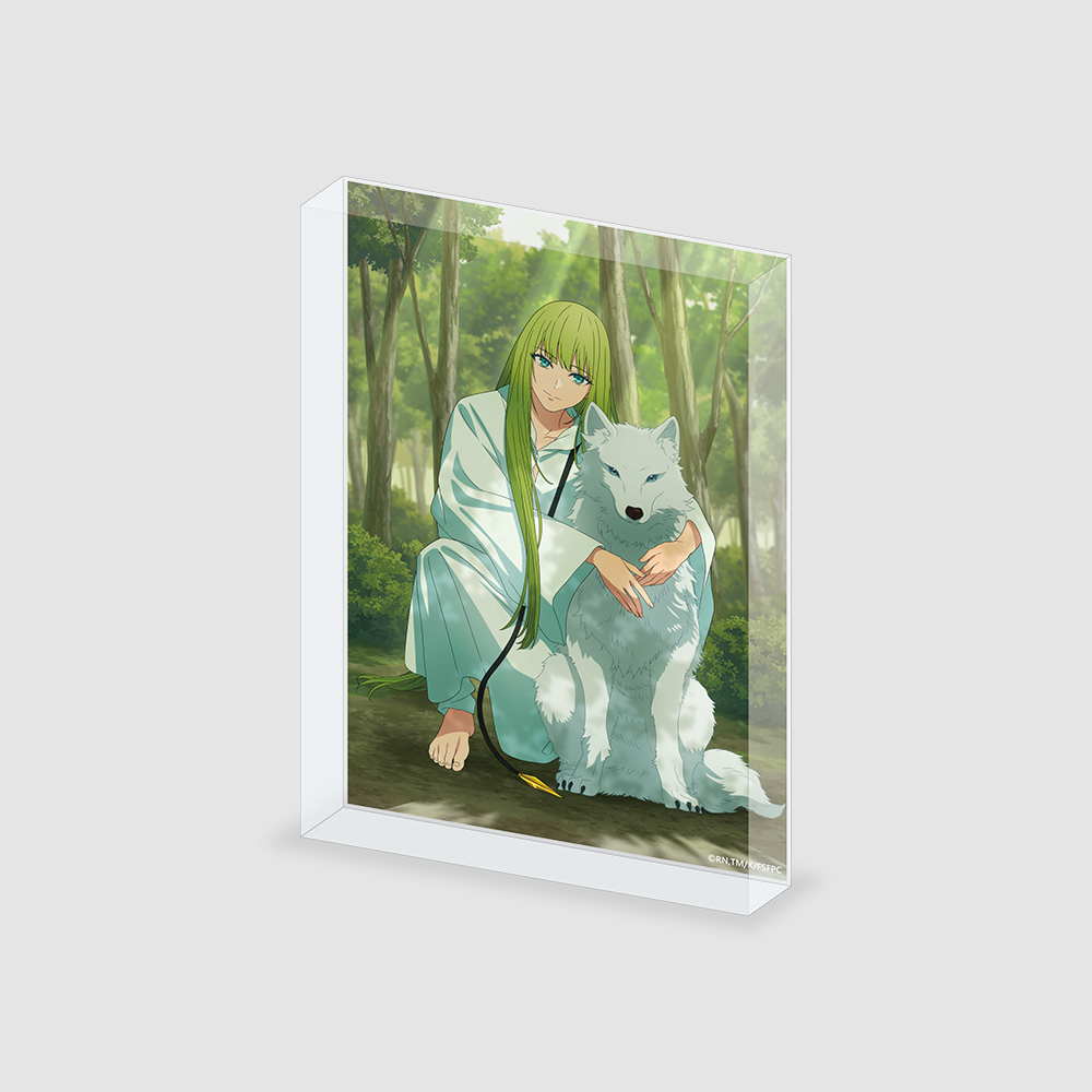 Fate/Strange Fake  x ANIPLUS - AJ2026 Acrylic Block (Silver Wolf Chimera, Lancer)