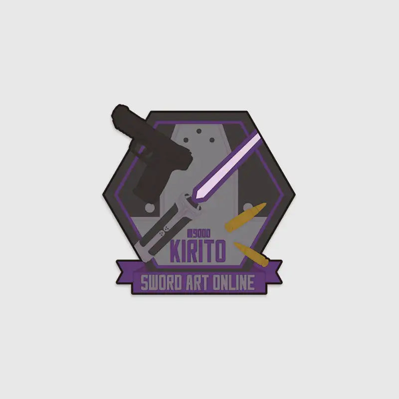 Sword Art Online x Gun Gale Online x ANIPLUS - Patch Kirito - ANIPLUS - Patch - Harumio