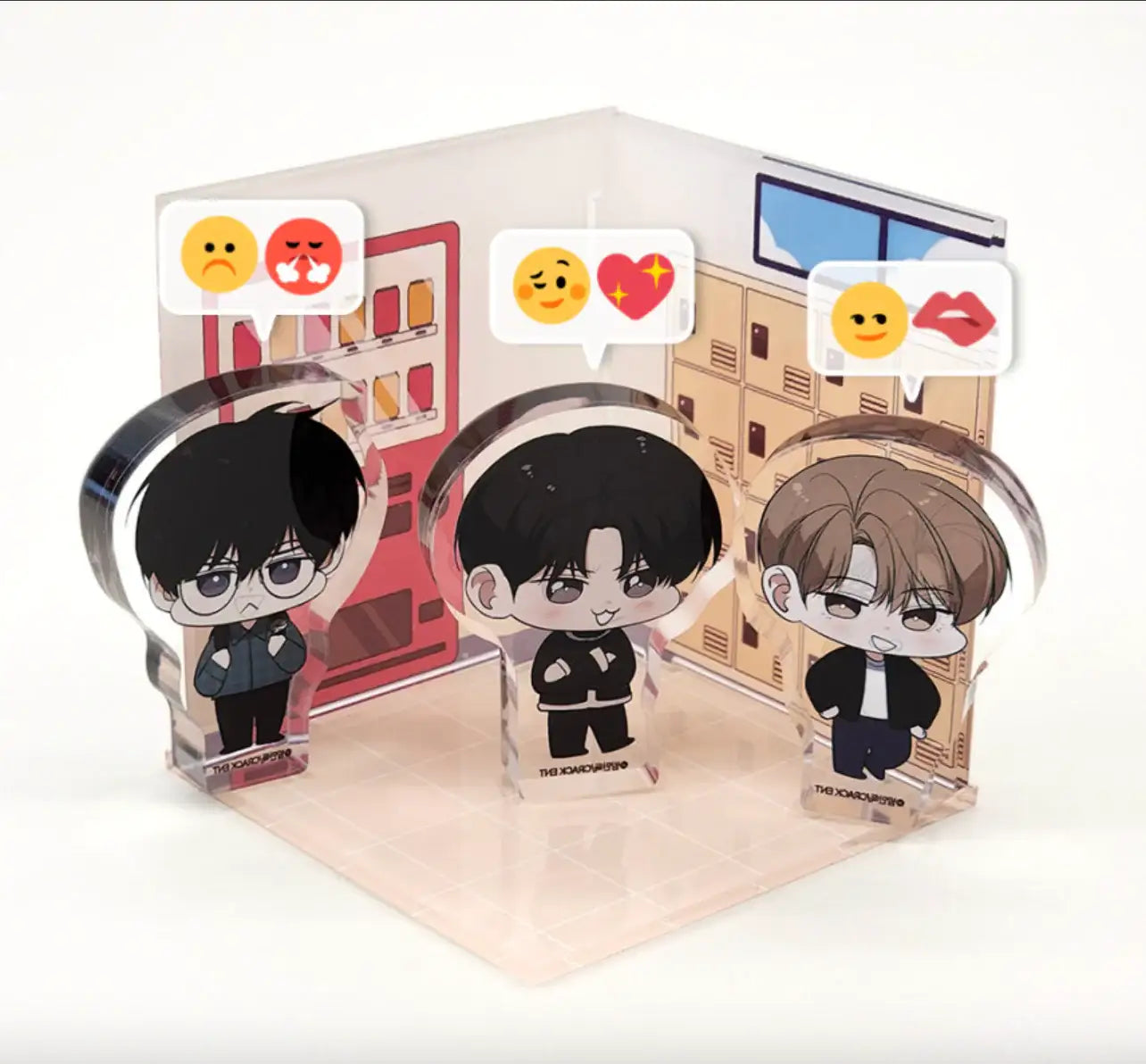 All For Me - Acrylic Diorama Set - Crack Webtoon Store - Acrylic Block - Harumio