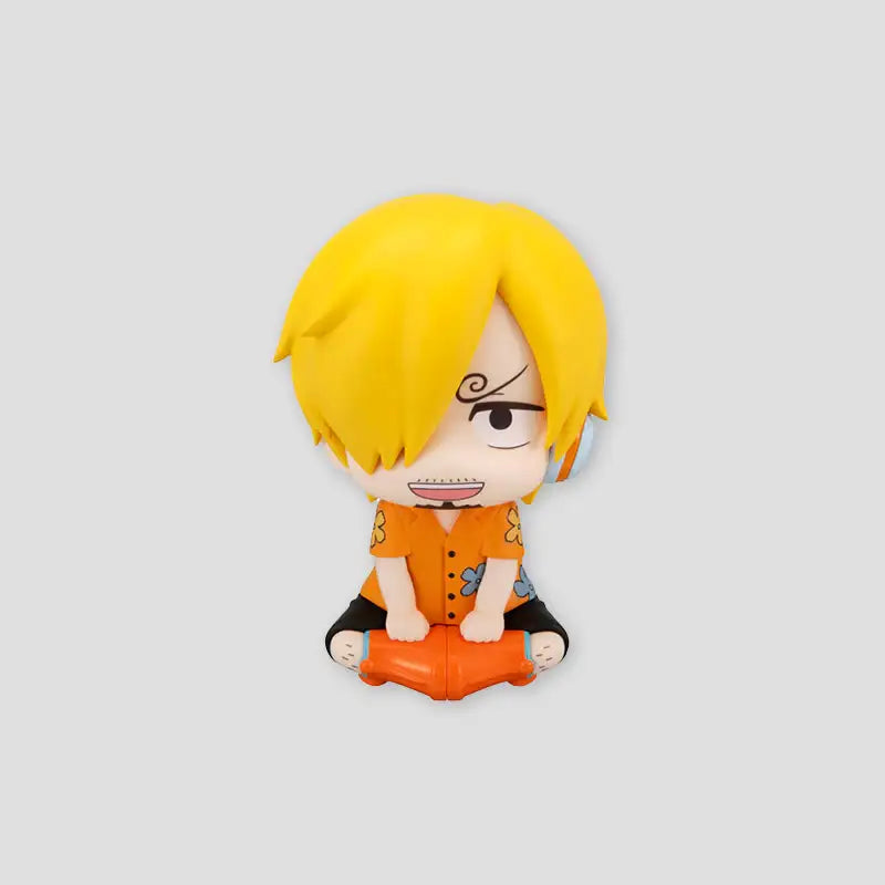 One Piece x ANIPLUS - Look Up Sanji & Roronoa Zoro Future Island Egghead Ver. (Including Pouch Bonus) - ANIPLUS - Doll Figure - Harumio
