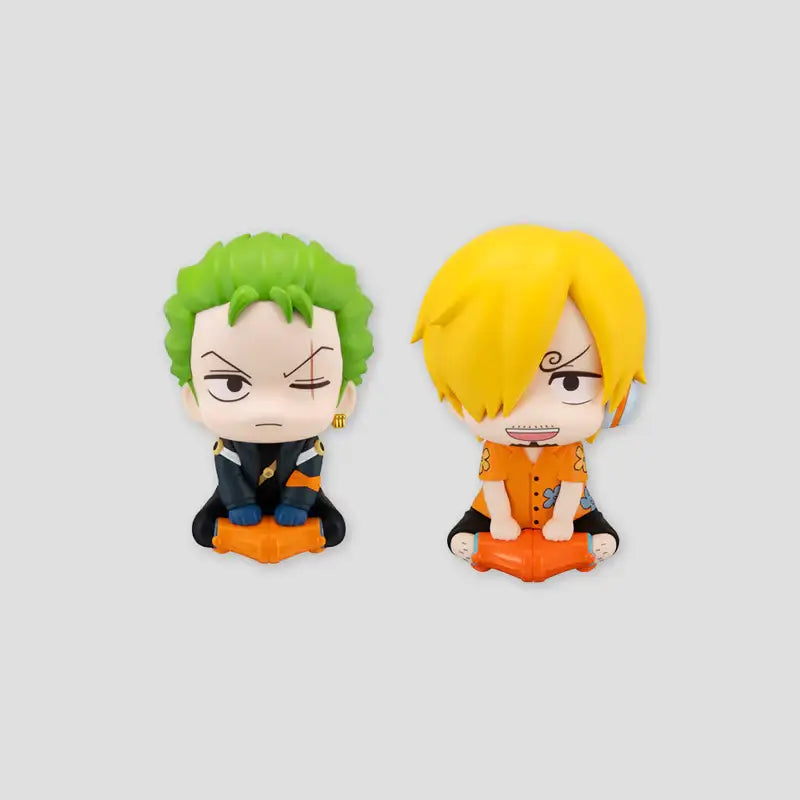 One Piece x ANIPLUS - Look Up Sanji & Roronoa Zoro Future Island Egghead Ver. (Including Pouch Bonus) - ANIPLUS - Doll Figure - Harumio