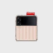 SLBS - CL B1 Cover Cherry Tag (Galaxy Z Flip4) - SLBS - Home & Living, Accessories - Harumio