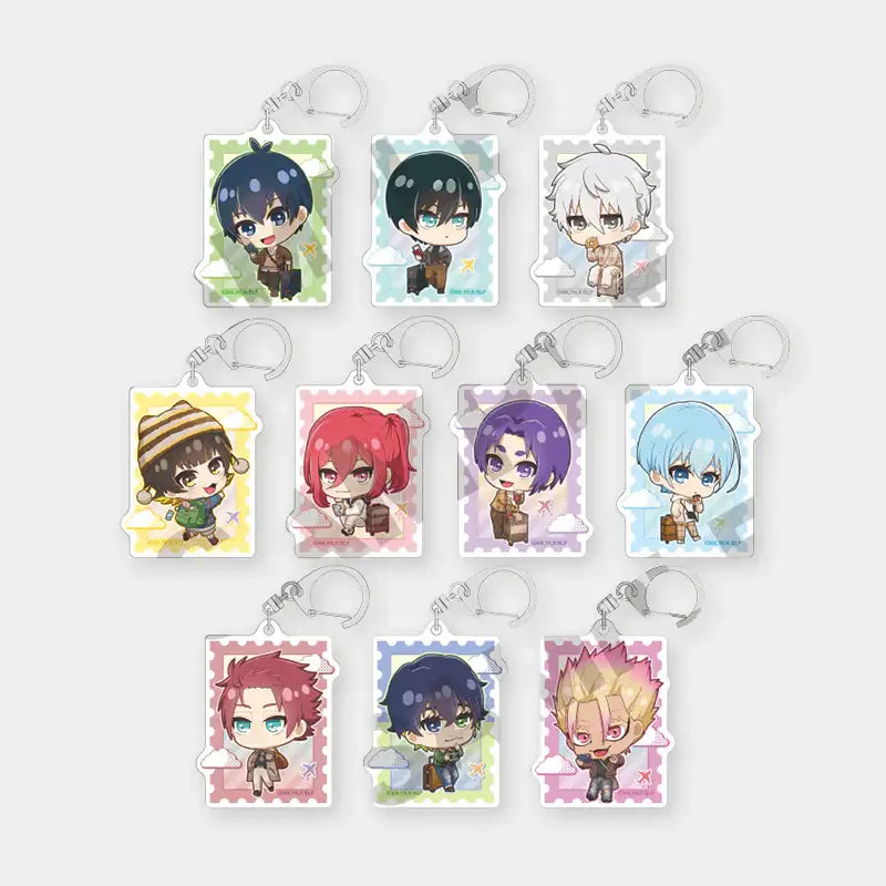 Blue Lock x ANIPLUS - Mini Character Travel Trading Acrylic Key Holder Box - ANIPLUS - Acrylic Keyring - Harumio