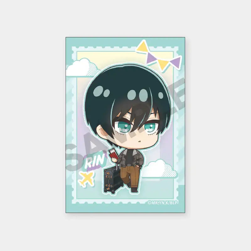 Blue Lock x ANIPLUS - Mini Character Travel Art Can Badge - ANIPLUS - Can Badge - Harumio