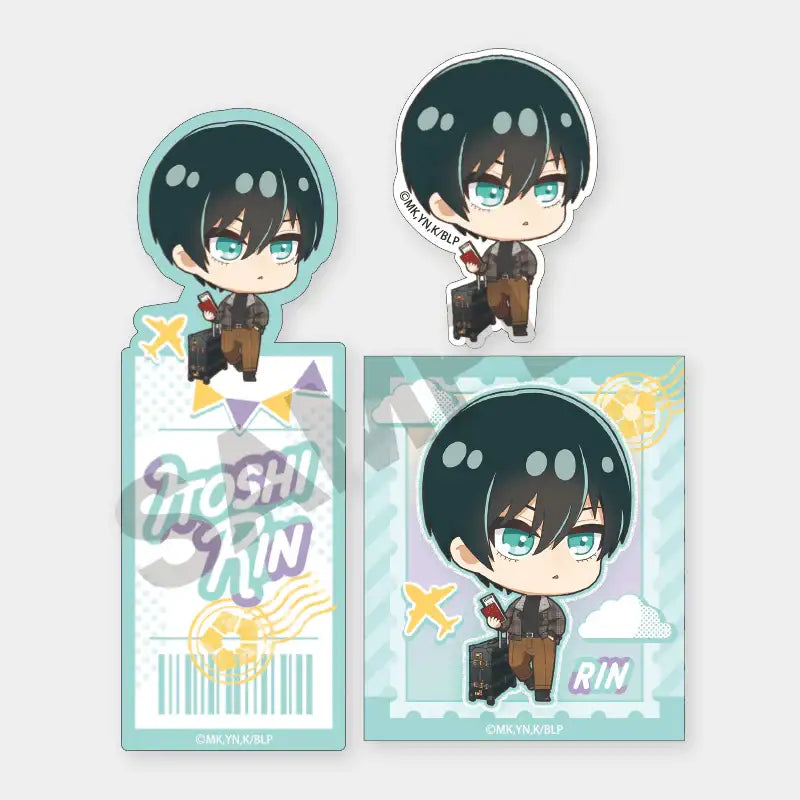 Blue Lock x ANIPLUS - Mini-chara Travel Sticker Set - ANIPLUS - Sticker - Harumio
