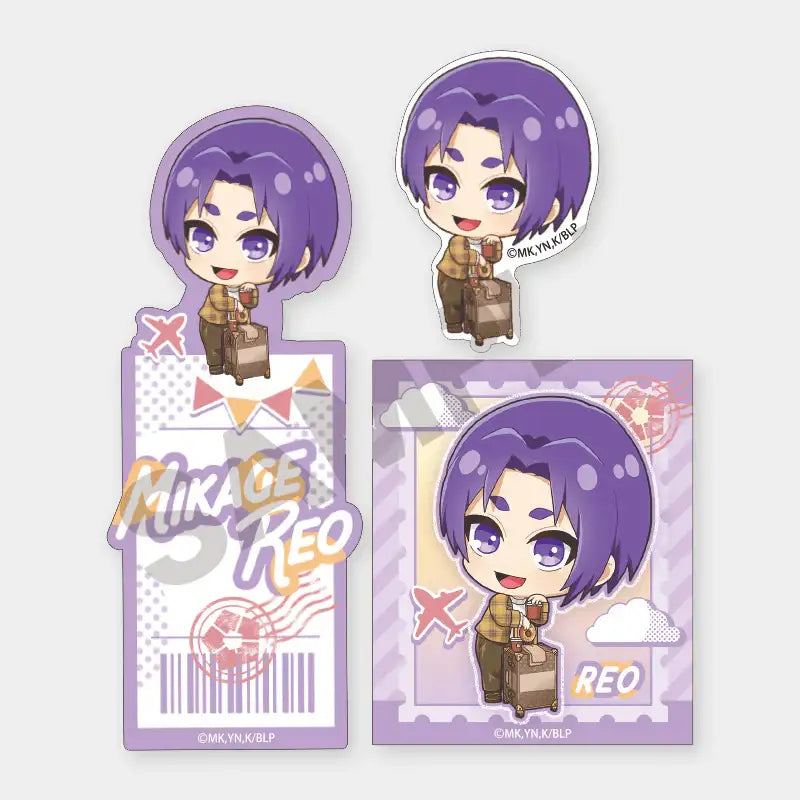 Blue Lock x ANIPLUS - Mini-chara Travel Sticker Set - ANIPLUS - Sticker - Harumio