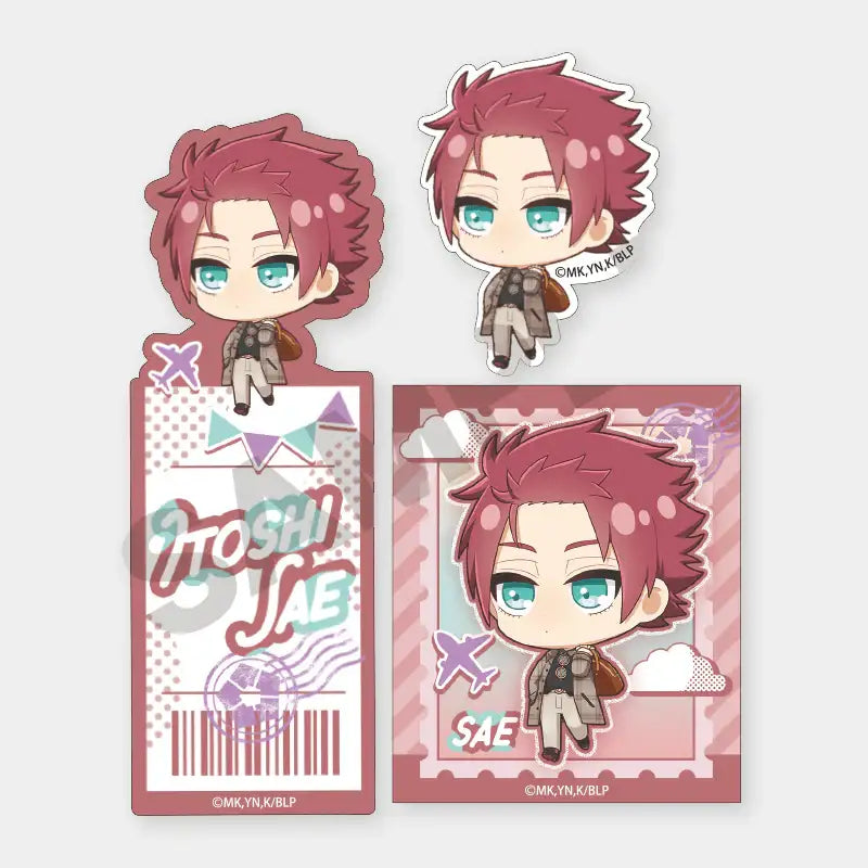 Blue Lock x ANIPLUS - Mini-chara Travel Sticker Set - ANIPLUS - Sticker - Harumio