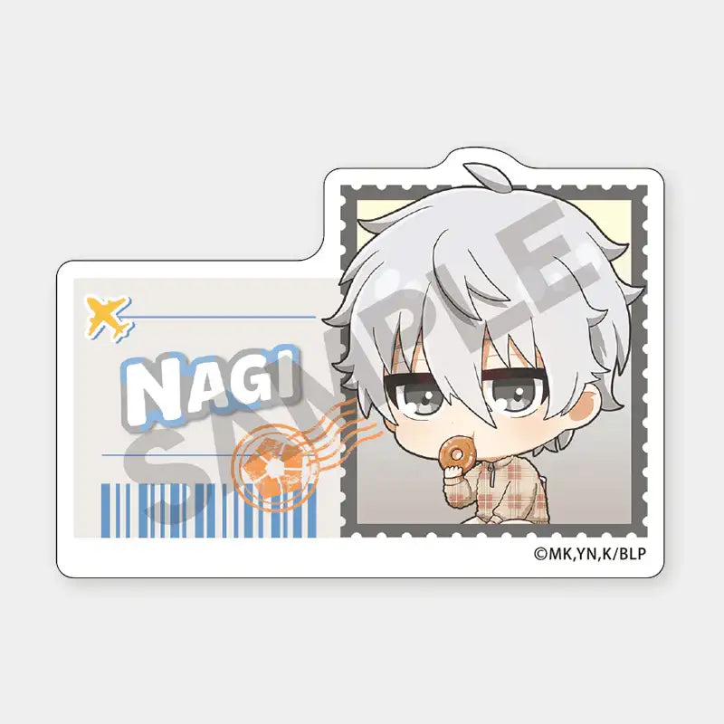 Blue Lock x ANIPLUS - Mini-Chara Travel Acrylic Name Badge - ANIPLUS - Acrylic Badge - Harumio