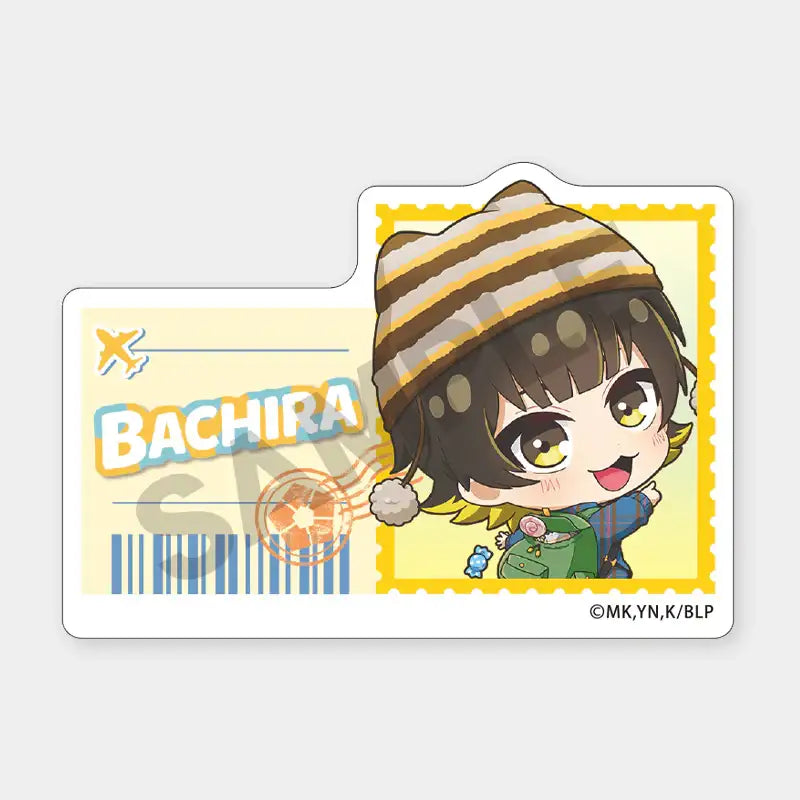 Blue Lock x ANIPLUS - Mini-Chara Travel Acrylic Name Badge - ANIPLUS - Acrylic Badge - Harumio