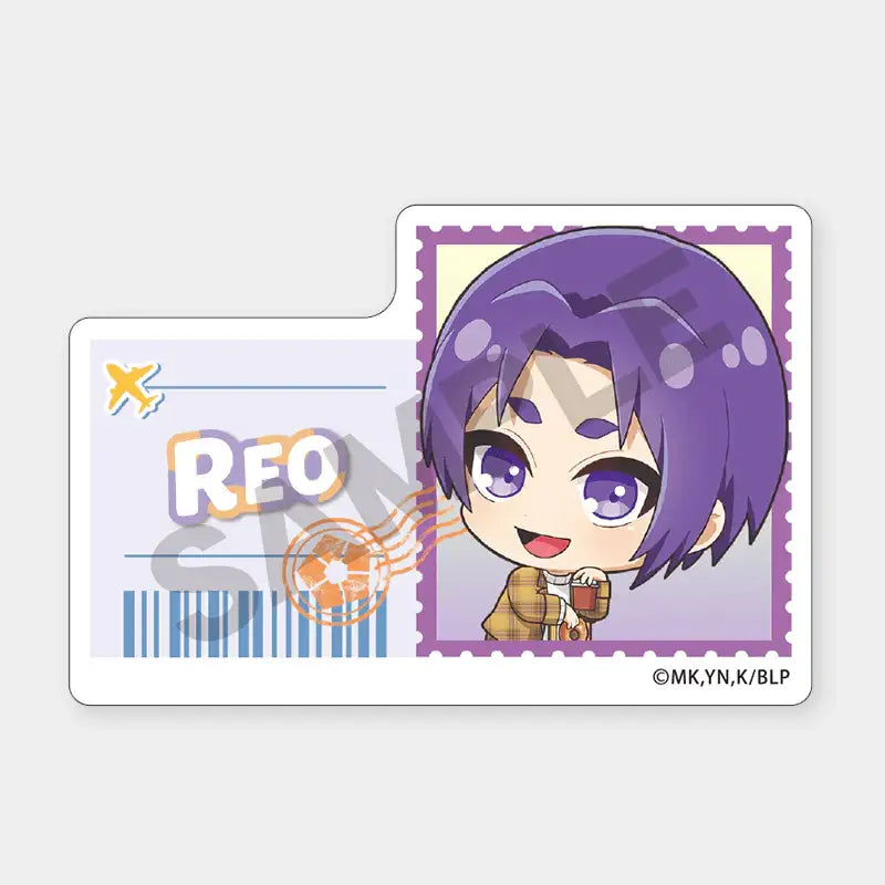 Blue Lock x ANIPLUS - Mini-Chara Travel Acrylic Name Badge - ANIPLUS - Acrylic Badge - Harumio