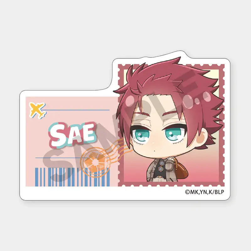 Blue Lock x ANIPLUS - Mini-Chara Travel Acrylic Name Badge - ANIPLUS - Acrylic Badge - Harumio