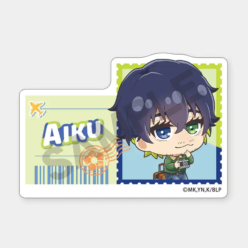 Blue Lock x ANIPLUS - Mini-Chara Travel Acrylic Name Badge - ANIPLUS - Acrylic Badge - Harumio
