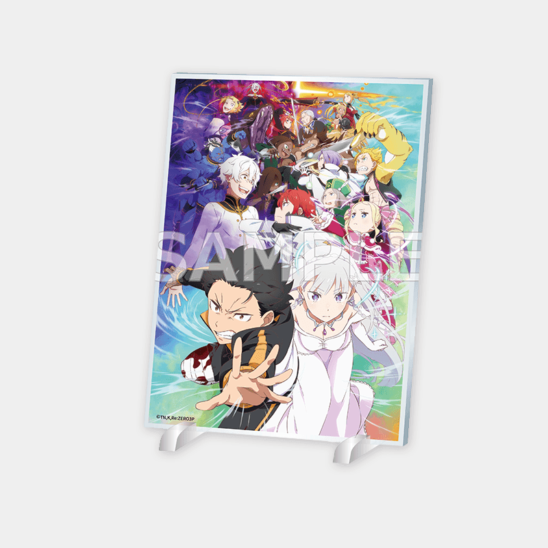 Re:Zero - Starting Life in Another World x ANIPLUS - 3rd Season Acrylic Panel (Counterattack ver.)